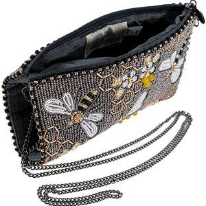 Stunning Beaded Clutch/Crossbody Bee Awesome